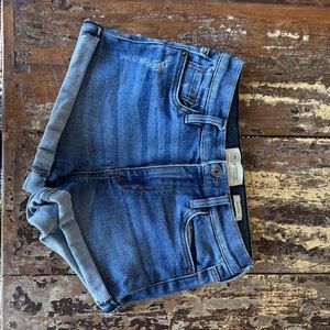 Stylish Blue Denim Jean Shorts